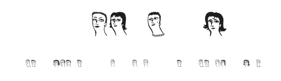 Womanhood by Vladimir Nikolic — Dingbats Font