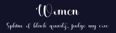 Women by FreshtypeINK — Script Handwritten Font — thumbnail 2