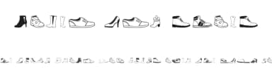 Women And Shoes by dcoxy - Greg Medina — Dingbats Font — thumbnail 1