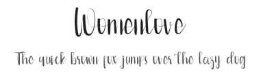 Womenlove by FreshtypeINK — Script Handwritten Font — thumbnail 1