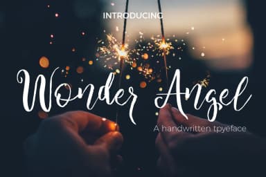 Wonder Angel Font by paramajandesign — Script Handwritten Font — thumbnail 1