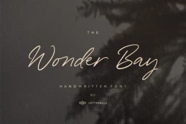 Wonder Bay Font by Balpirick — Script Handwritten Font — thumbnail 1