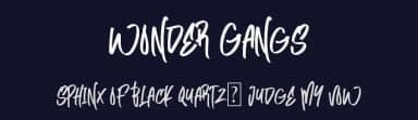 Wonder Gangs by Fontherapy — Script Handwritten Font — thumbnail 2