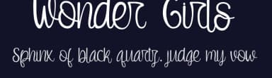 Wonder Girls by Ibram Syah — Script Handwritten Font — thumbnail 2