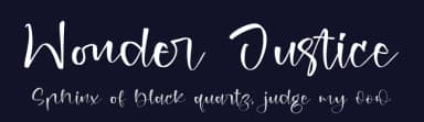 Wonder Justice by Perspectype Studio - Letterena.com — Script Handwritten Font — thumbnail 2