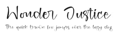 Wonder Justice by Perspectype Studio - Letterena.com — Script Handwritten Font — thumbnail 1