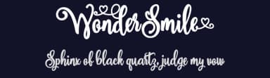 Wonder Smile by Måns Grebäck — Script Handwritten Font — thumbnail 2