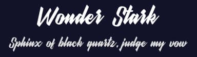 Wonder Stark by Letterhend Studio — Script Handwritten Font — thumbnail 2
