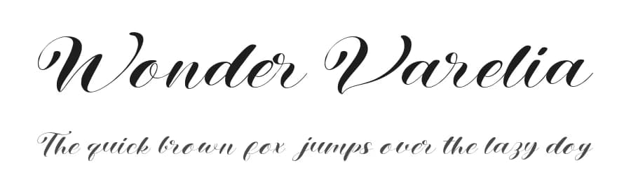 Wonder Varelia by Enxyclo Studio — Script Handwritten Font