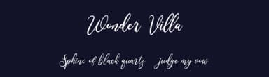 Wonder Villa by Maulana Creative — Script Handwritten Font — thumbnail 2