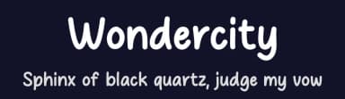 Wondercity by MJType — Script Handwritten Font — thumbnail 2