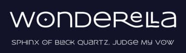 Wonderella by Almarkhatype — Sans Serif Font — thumbnail 2