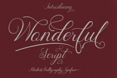Wonderful Font by saidi studio — Script Handwritten Font — thumbnail 1