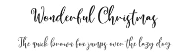 Wonderful Christmas by Andrimada Creative — Script Handwritten Font — thumbnail 1