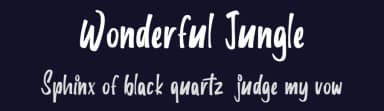 Wonderful Jungle by InspiraType — Script Handwritten Font — thumbnail 2