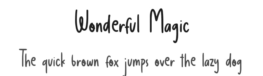 Wonderful Magic by DM Letter Studio - Dimas Prasetyo — Script Handwritten Font — preview 1