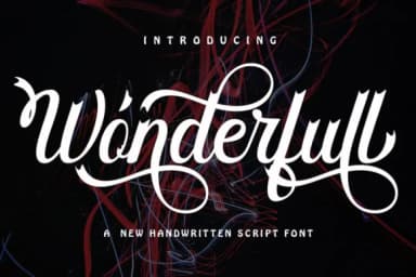 Wonderfull Font by akifatype — Script Handwritten Font — thumbnail 1