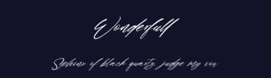 Wonderfull by Kong Font — Script Handwritten Font — thumbnail 2