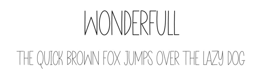 Wonderfull by Scratchones — Script Handwritten Font