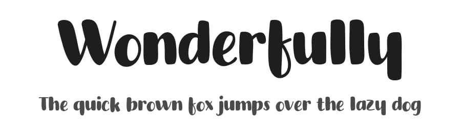 Wonderfully by MJType — Script Handwritten Font