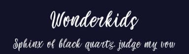 Wonderkids by Masinong Studio — Script Handwritten Font — thumbnail 2