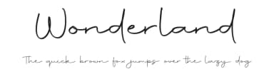 Wonderland by Hartadi Design — Script Handwritten Font — thumbnail 1