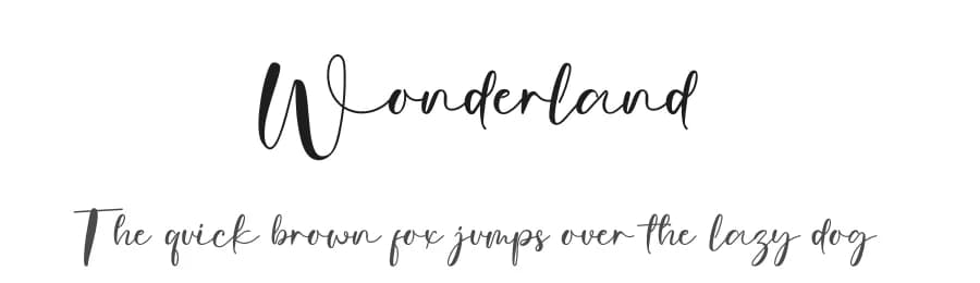 Wonderland by Inermedia Studio — Script Handwritten Font
