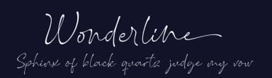 Wonderline by Subectype & Orenari — Script Handwritten Font — thumbnail 2