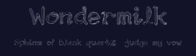 Wondermilk by Michelle Masri — Script Handwritten Font — thumbnail 2