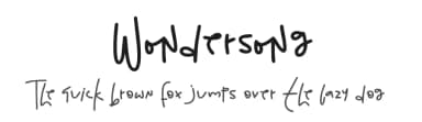 Wondersong by olivetype — Script Handwritten Font — thumbnail 1