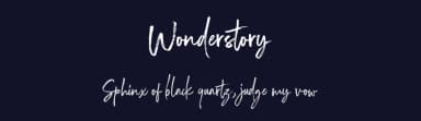 Wonderstory by Letterhend Studio — Script Handwritten Font — thumbnail 2