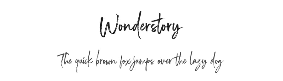 Wonderstory by Letterhend Studio — Script Handwritten Font