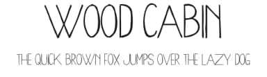 Wood Cabin by Jake Luedecke — Script Handwritten Font — thumbnail 1