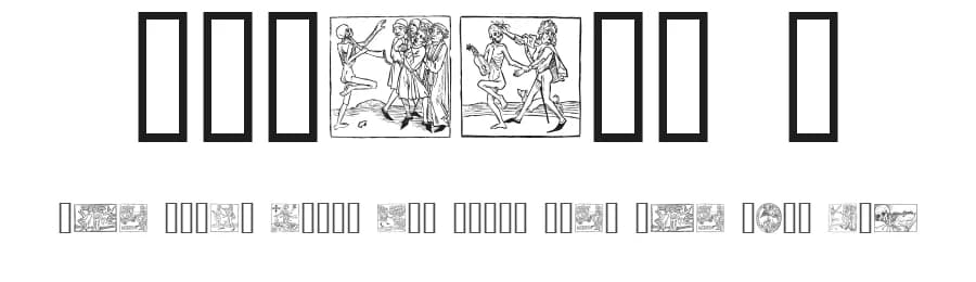 Woodcut 2 by Listemageren — Dingbats Font