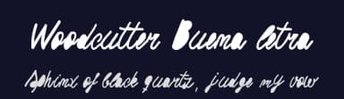 Woodcutter Buena letra by Woodcutter — Script Handwritten Font — thumbnail 2