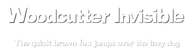 Woodcutter Invisible by Woodcutter — Sans Serif Font — thumbnail 1
