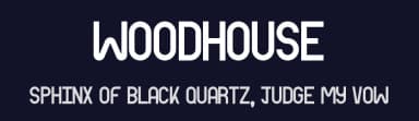 Woodhouse by Tom Booth — Sans Serif Font — thumbnail 2