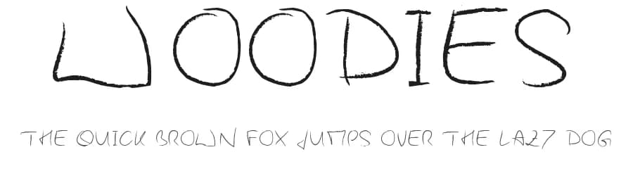 Woodies by waldmensch — Script Handwritten Font