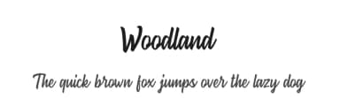 Woodland by Iqbal Habibi — Script Handwritten Font — thumbnail 1