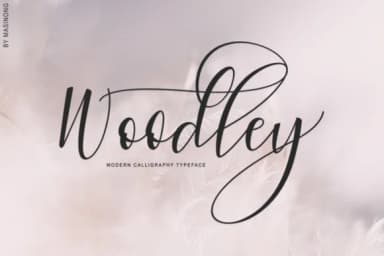 Woodley Font by masinong — Script Handwritten Font — thumbnail 1