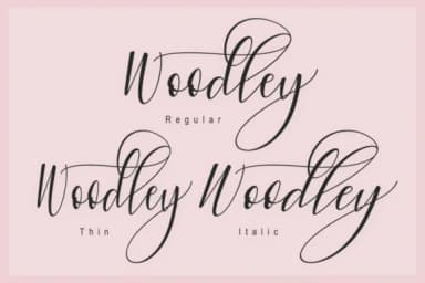 Woodley Font by masinong — Script Handwritten Font — thumbnail 7