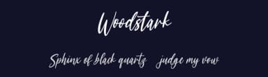 Woodstark by Maulana Creative — Script Handwritten Font — thumbnail 2