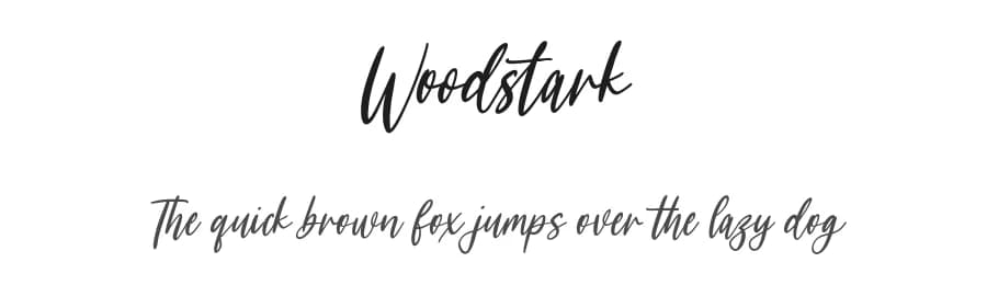 Woodstark by Maulana Creative — Script Handwritten Font