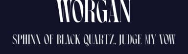 Worgan by Graphicxell — Serif Font — thumbnail 2
