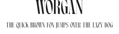 Worgan by Graphicxell — Serif Font — thumbnail 1