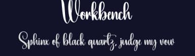 Workbench by Scratchones — Script Handwritten Font — thumbnail 2
