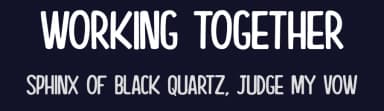 Working Together by Octotype  | Thomas Boucherie — Script Handwritten Font — thumbnail 2