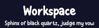 Workspace by Mozatype — Script Handwritten Font — thumbnail 2