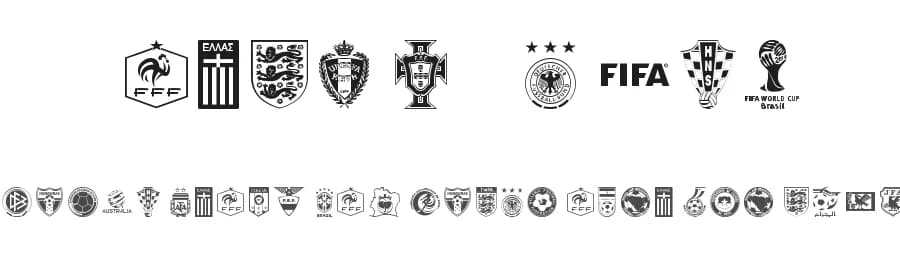 World C'p 2k14 by ArFonts — Dingbats Font