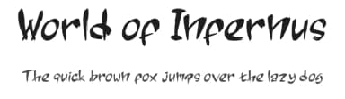 World of Infernus by Seneka Grafika — Script Handwritten Font — thumbnail 1